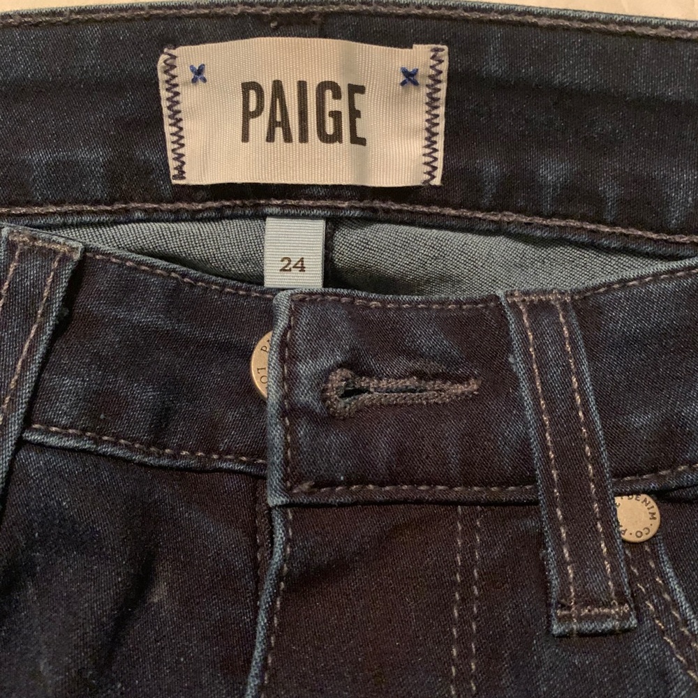 Paige , dark wash denim , super soft